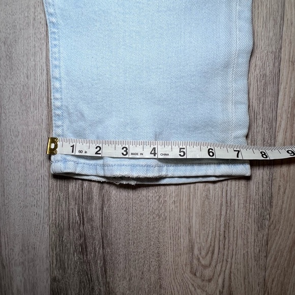 MOTHER The Pixie Tomcat Ankle Jeans in the "Pina Colada Paradise" Size 26 - Picture 11 of 15